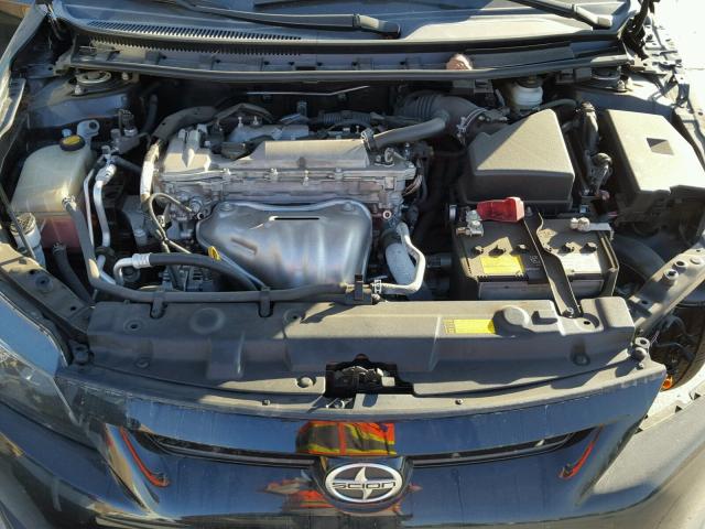 JTKJF5C77D3059634 - 2013 TOYOTA SCION TC BLACK photo 7