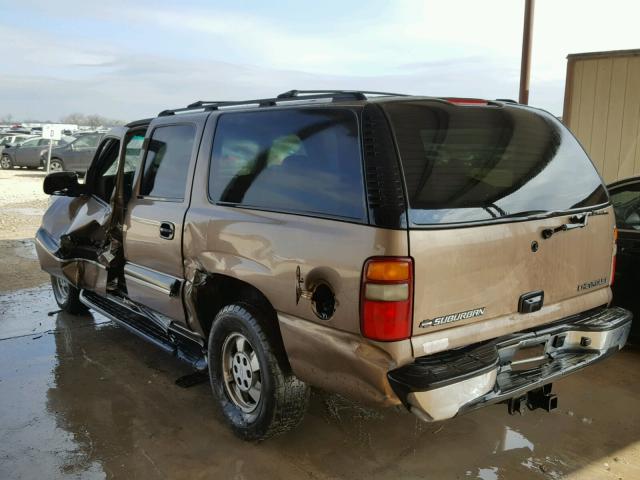 1GNEC16Z33R167792 - 2003 CHEVROLET SUBURBAN C GOLD photo 3