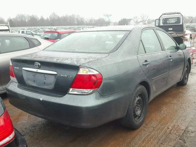 4T1BE30K55U078749 - 2005 TOYOTA CAMRY LE Сұр фото 4