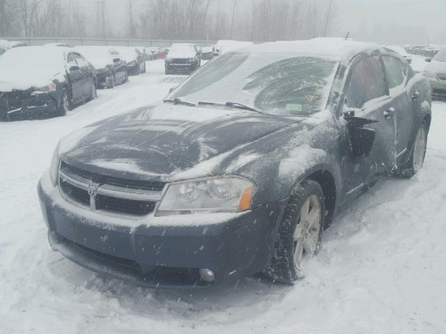 1B3LC56R68N127777 - 2008 DODGE AVENGER SX BLUE photo 2