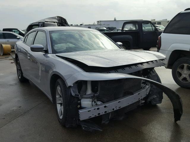 2C3CDXBGXFH900272 - 2015 DODGE CHARGER SE SILVER photo 1