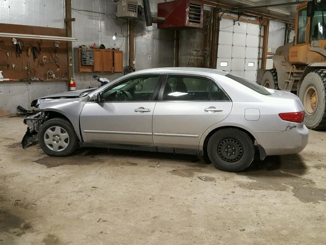 1HGCM56415A041703 - 2005 HONDA ACCORD LX SILVER photo 9