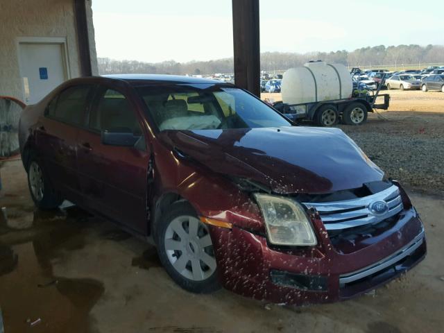 3FAFP06Z46R114285 - 2006 FORD FUSION S MAROON photo 1