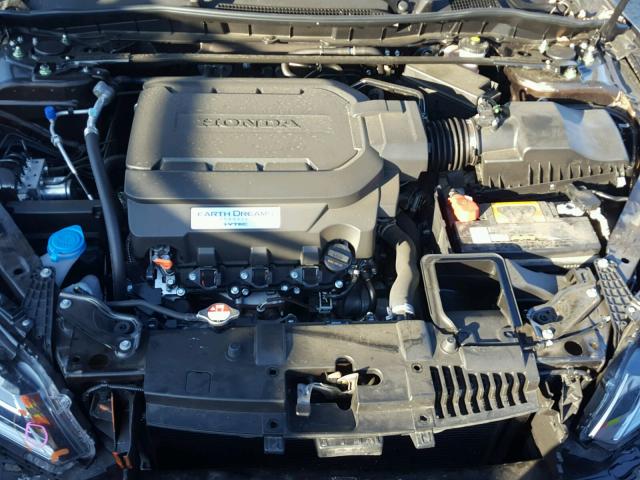 1HGCR3F81HA036191 - 2017 HONDA ACCORD EXL BROWN photo 7