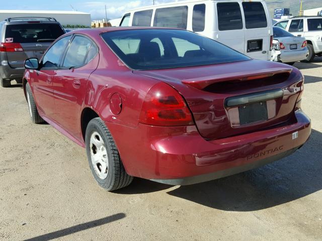 2G2WP552061214324 - 2006 PONTIAC GRAND PRIX მუქწითელი ფოტო 3