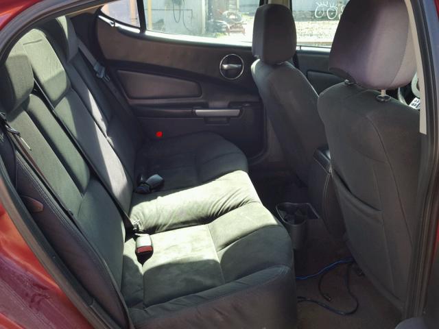 2G2WP552061214324 - 2006 PONTIAC GRAND PRIX მუქწითელი ფოტო 6