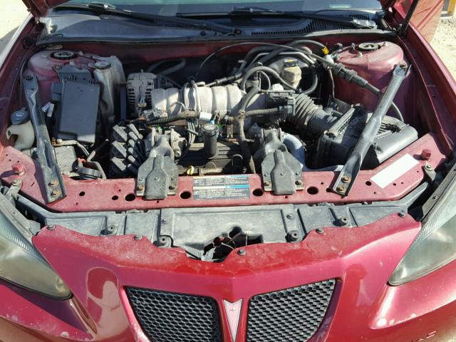 2G2WP552061214324 - 2006 PONTIAC GRAND PRIX მუქწითელი ფოტო 7