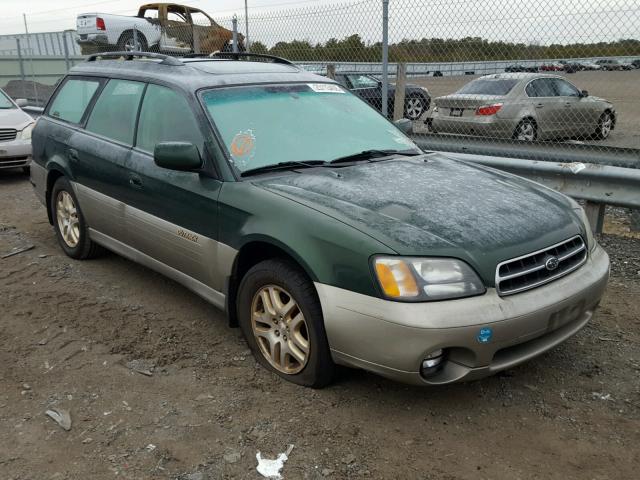 4S3BH686X16660803 - 2001 SUBARU LEGACY OUT GREEN photo 1