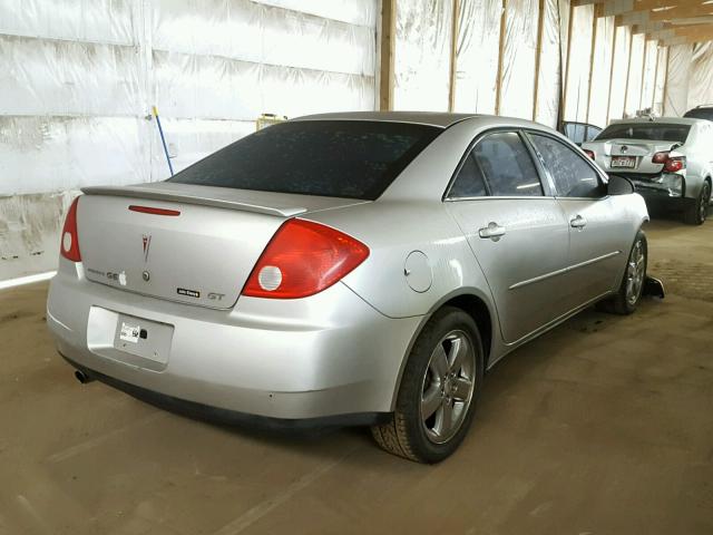 1G2ZH558964114239 - 2006 PONTIAC G6 GT SILVER photo 4