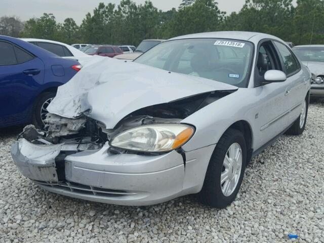 1FAHP56S83A211505 - 2003 FORD TAURUS SEL SILVER photo 2