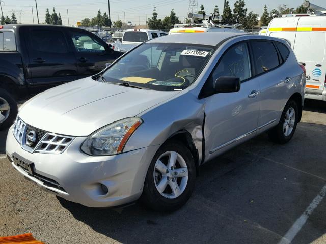 JN8AS5MT2CW255822 - 2012 NISSAN ROGUE S SILVER photo 2