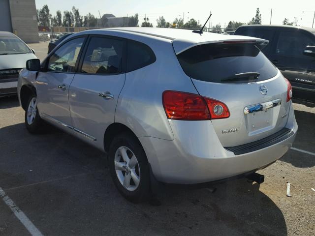 JN8AS5MT2CW255822 - 2012 NISSAN ROGUE S SILVER photo 3