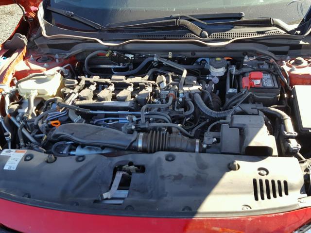2HGFC1F7XGH650943 - 2016 HONDA CIVIC EXL RED photo 7