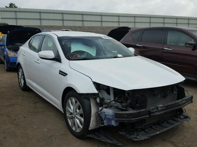 5XXGN4A78FG366590 - 2015 KIA OPTIMA EX WHITE photo 1