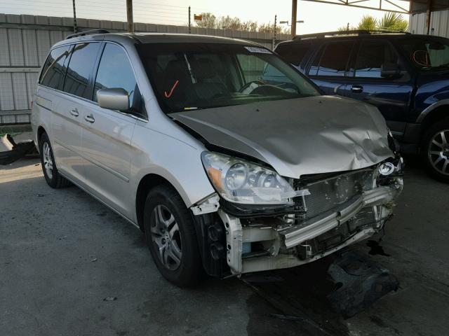 5FNRL38647B457219 - 2007 HONDA ODYSSEY EX SILVER photo 1