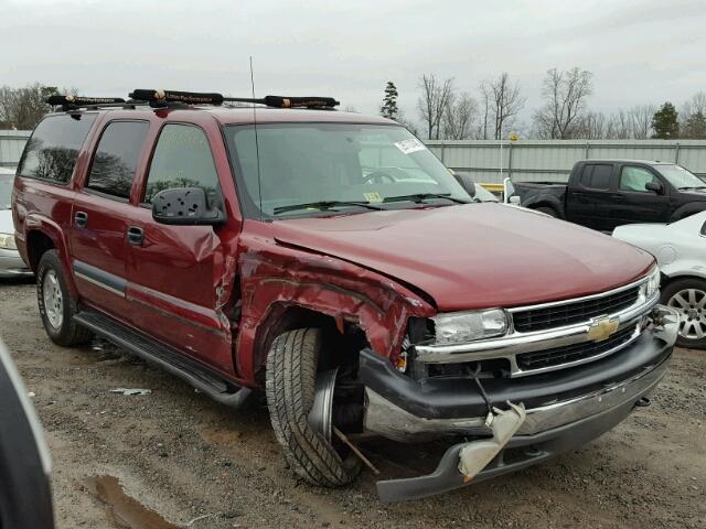 1GNFK16T34J190914 - 2004 CHEVROLET SUBURBAN K MAROON photo 1