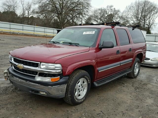 1GNFK16T34J190914 - 2004 CHEVROLET SUBURBAN K MAROON photo 2