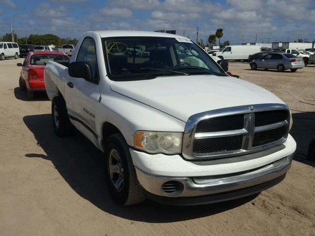 1D7HA16K15J611810 - 2005 DODGE RAM 1500 S WHITE photo 1