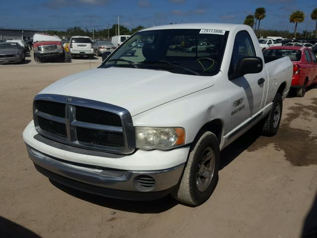 1D7HA16K15J611810 - 2005 DODGE RAM 1500 S WHITE photo 2