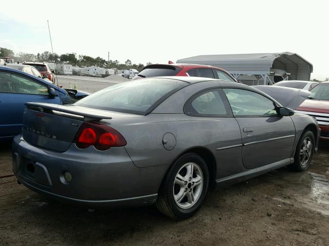 4B3AG42GX4E077159 - 2004 DODGE STRATUS SX GRAY photo 4