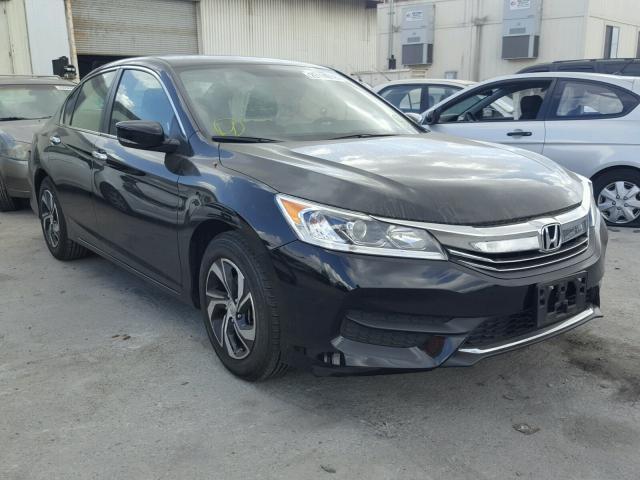 1HGCR2F39HA163723 - 2017 HONDA ACCORD LX BLACK photo 1