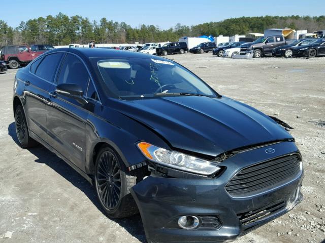 3FA6P0RU7ER173412 - 2014 FORD FUSION TIT GREEN photo 1