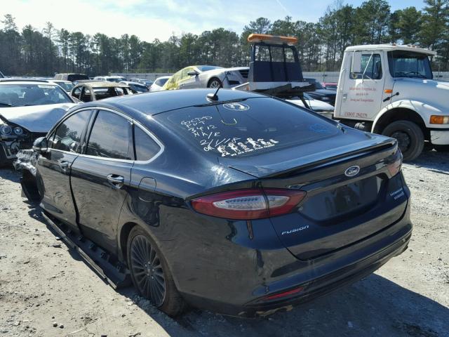 3FA6P0RU7ER173412 - 2014 FORD FUSION TIT GREEN photo 3