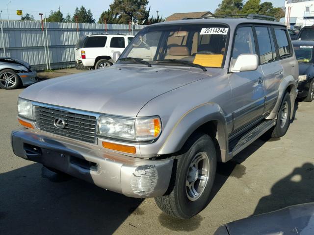 JT6HJ88J7V0161729 - 1997 LEXUS LX 450 SILVER photo 2