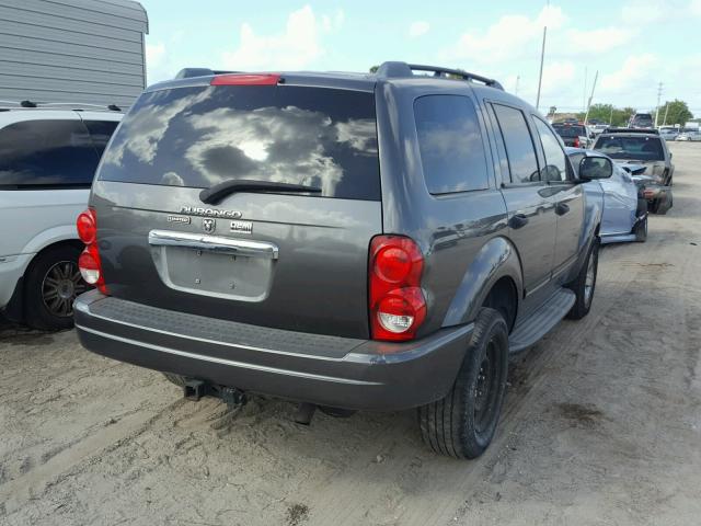 1D4HB58D84F159047 - 2004 DODGE DURANGO LI SILVER photo 4