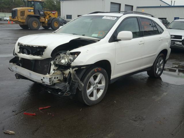 2T2HK31U97C022431 - 2007 LEXUS RX 350 WHITE photo 2