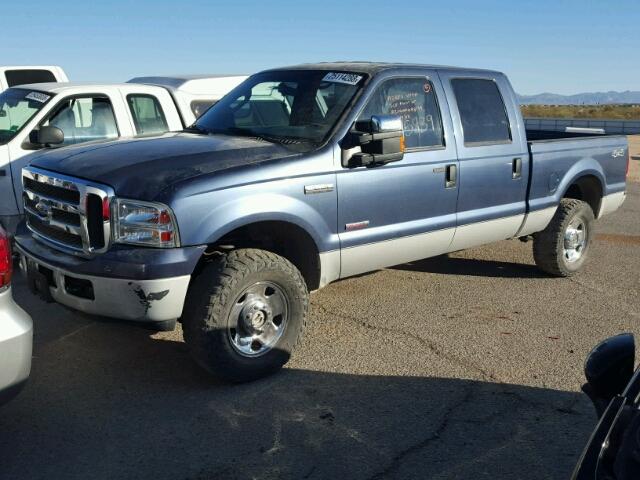 1FTSW21P86EC47745 - 2006 FORD F250 SUPER BLUE photo 2