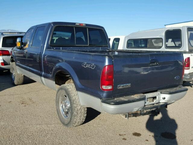 1FTSW21P86EC47745 - 2006 FORD F250 SUPER BLUE photo 3