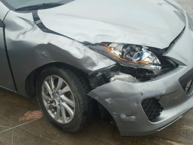 JM1BL1V78C1644808 - 2012 MAZDA 3 I SILVER photo 9