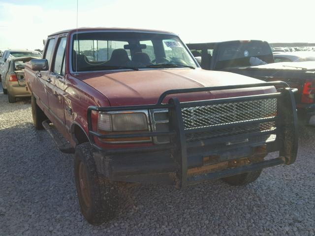 1FTJW35F4TEA16355 - 1996 FORD F350 RED photo 1