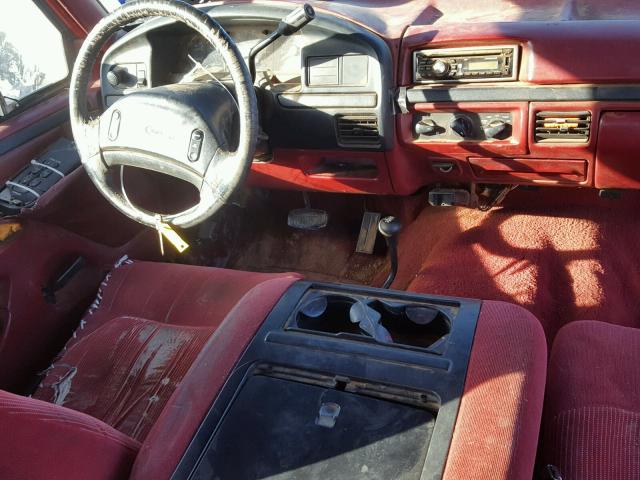 1FTJW35F4TEA16355 - 1996 FORD F350 RED photo 9