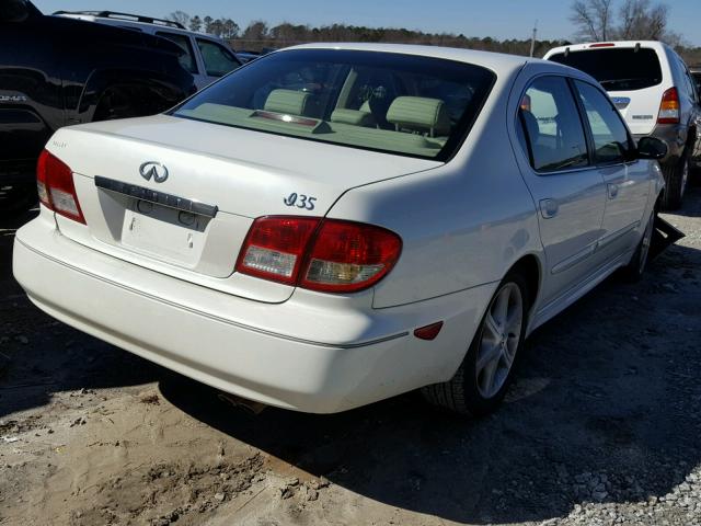 JNKDA31A62T000169 - 2002 INFINITI I35 WHITE photo 4