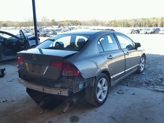 2HGFA16978H333159 - 2008 HONDA CIVIC EXL GRAY photo 4