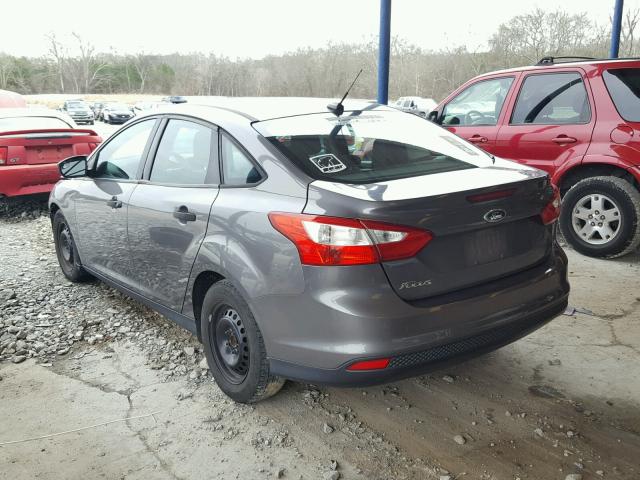 1FAHP3E27CL117612 - 2012 FORD FOCUS S CHARCOAL photo 3