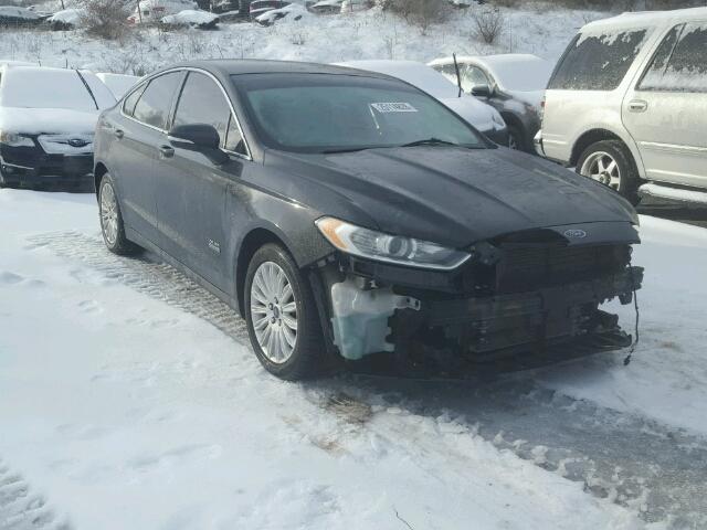 3FA6P0PU2ER139705 - 2014 FORD FUSION SE BLACK photo 1