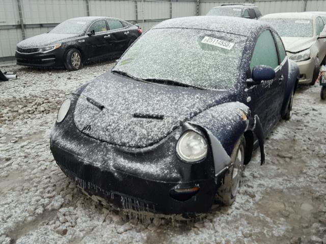 3VWBA21C6XM422563 - 1999 VOLKSWAGEN NEW BEETLE 蓝色 照片 2