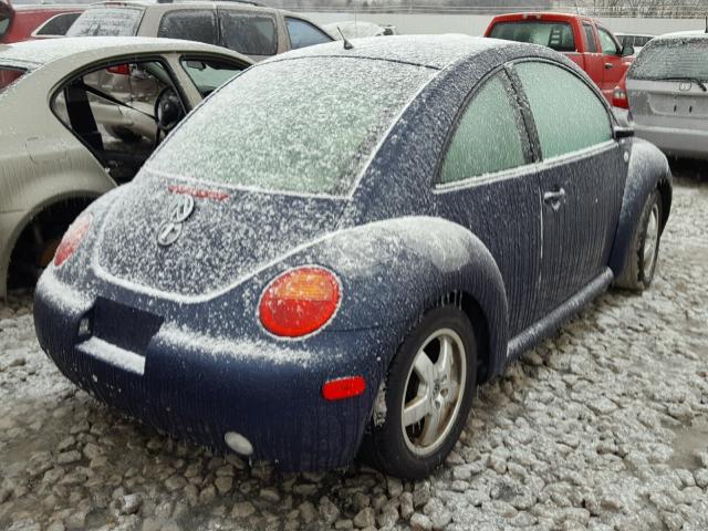 3VWBA21C6XM422563 - 1999 VOLKSWAGEN NEW BEETLE 蓝色 照片 4
