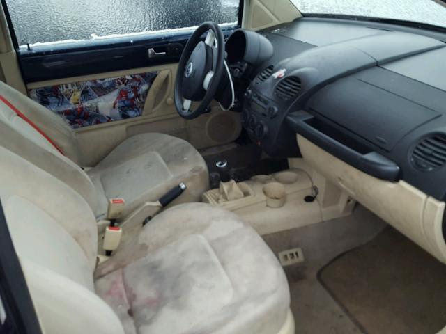 3VWBA21C6XM422563 - 1999 VOLKSWAGEN NEW BEETLE 蓝色 照片 5