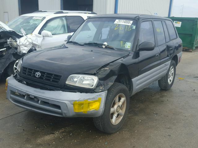 JT3GP10VXY0050707 - 2000 TOYOTA RAV4 BLACK photo 2