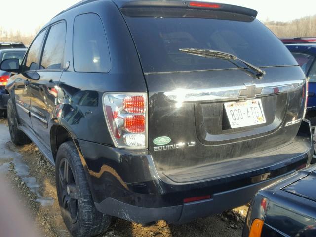 2CNDL23FX86310238 - 2008 CHEVROLET EQUINOX LS BLACK photo 3