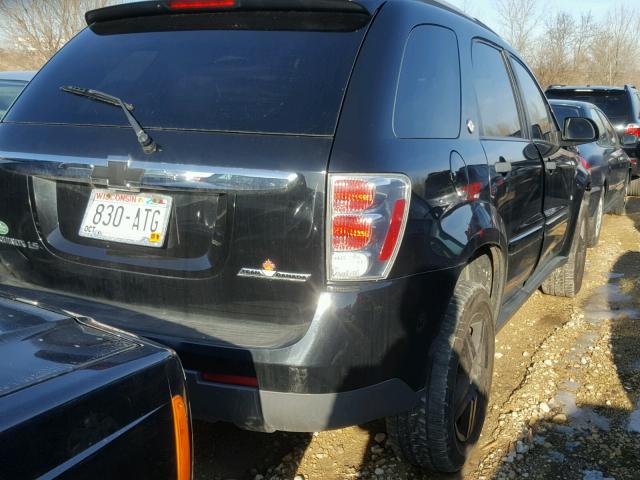 2CNDL23FX86310238 - 2008 CHEVROLET EQUINOX LS BLACK photo 4