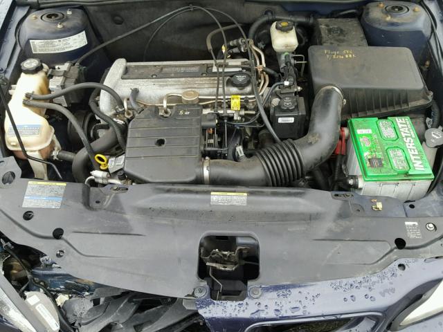 1G2NE52F74M615539 - 2004 PONTIAC GRAND AM S Mavi foto 7