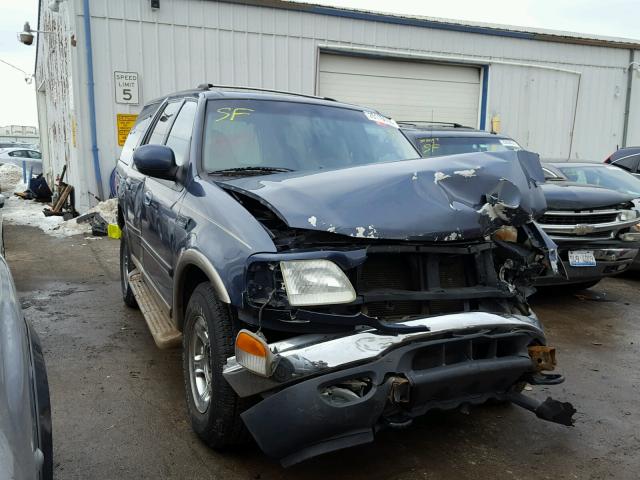 1FMPU18L11LB77790 - 2001 FORD EXPEDITION BLUE photo 1