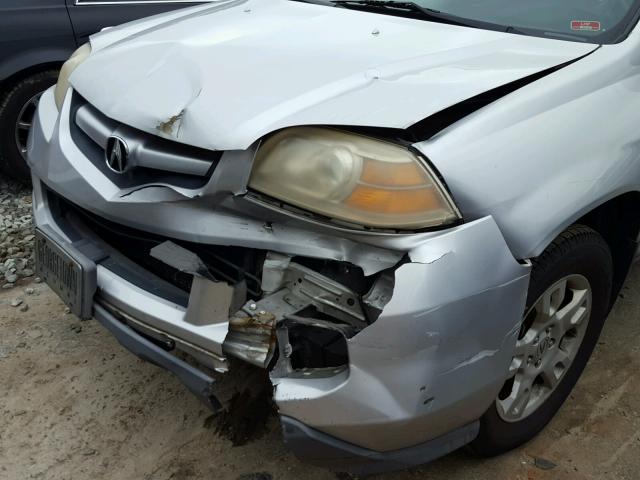 2HNYD18965H509720 - 2005 ACURA MDX TOURIN SILVER photo 9