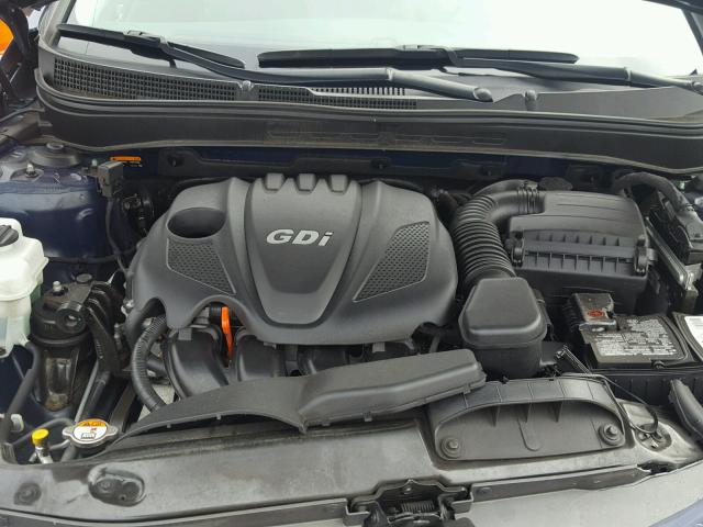 5NPEB4AC9EH887852 - 2014 HYUNDAI SONATA GLS BLUE photo 7