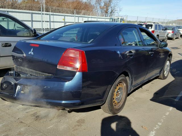 4A3AB26F75E070267 - 2005 MITSUBISHI GALANT DE BLUE photo 4